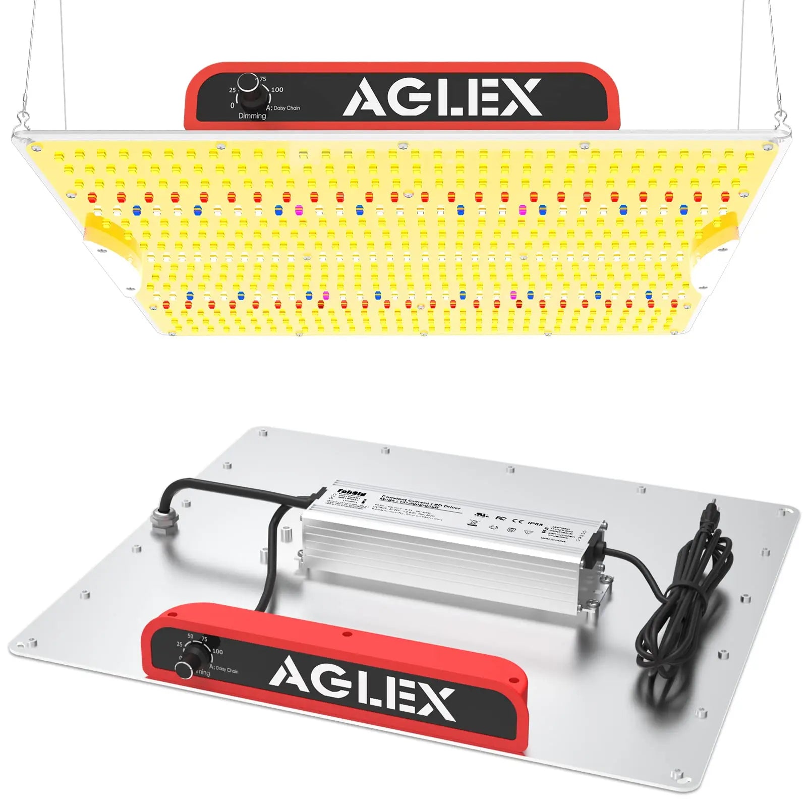 K2000 200W LED Plant Grow Light with UV IR Full Spectrum 4x5 FT - – Aglexs