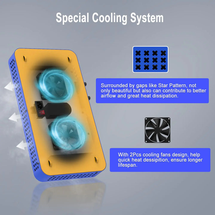 P100 165W LED Aquarium Light for Coral Reef Marine Fish Tank